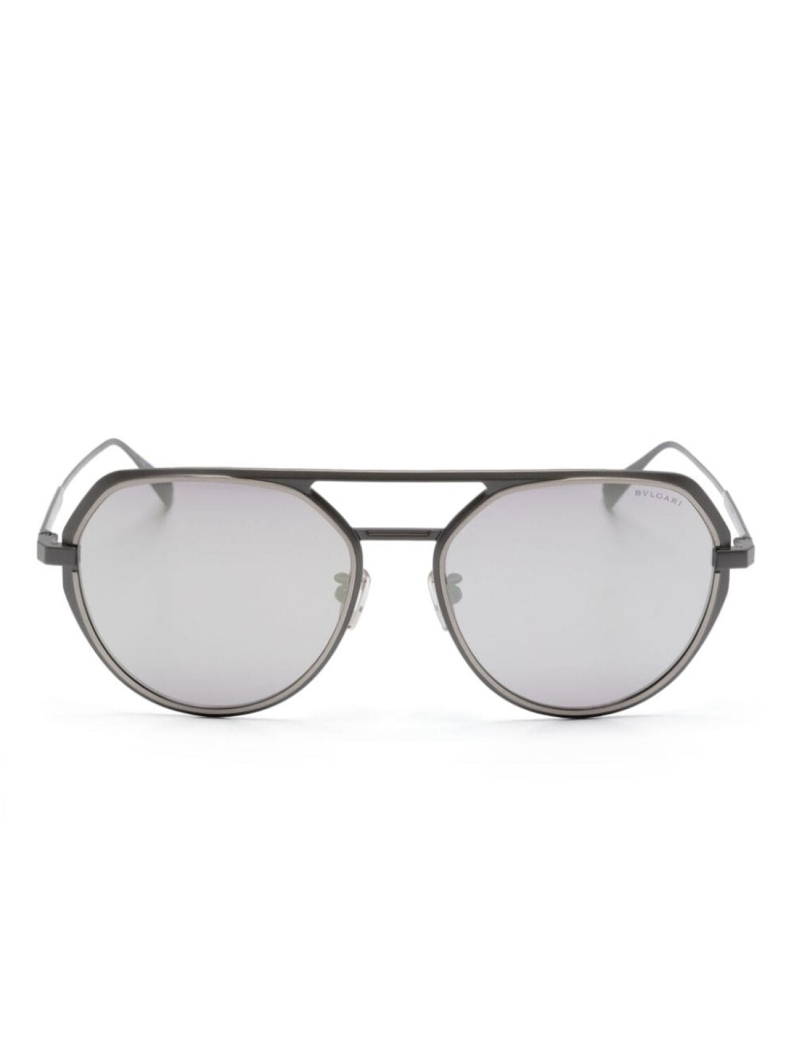 

Bvlgari солнцезащитные очки-навигаторы BV40019U, серебристый