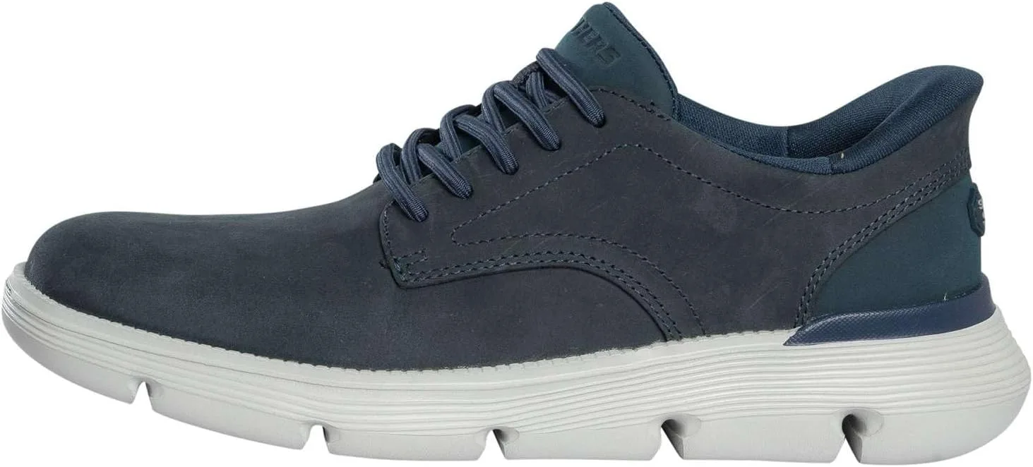 Мужские повседневные лоферы Skechers Garza Gervin, темно-синий — фото 2