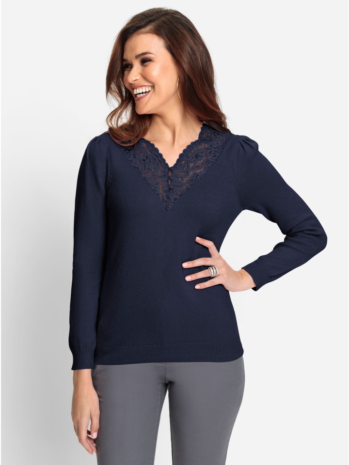 

Свитер с длинными рукавами темно-синего цвета WITT WEIDEN