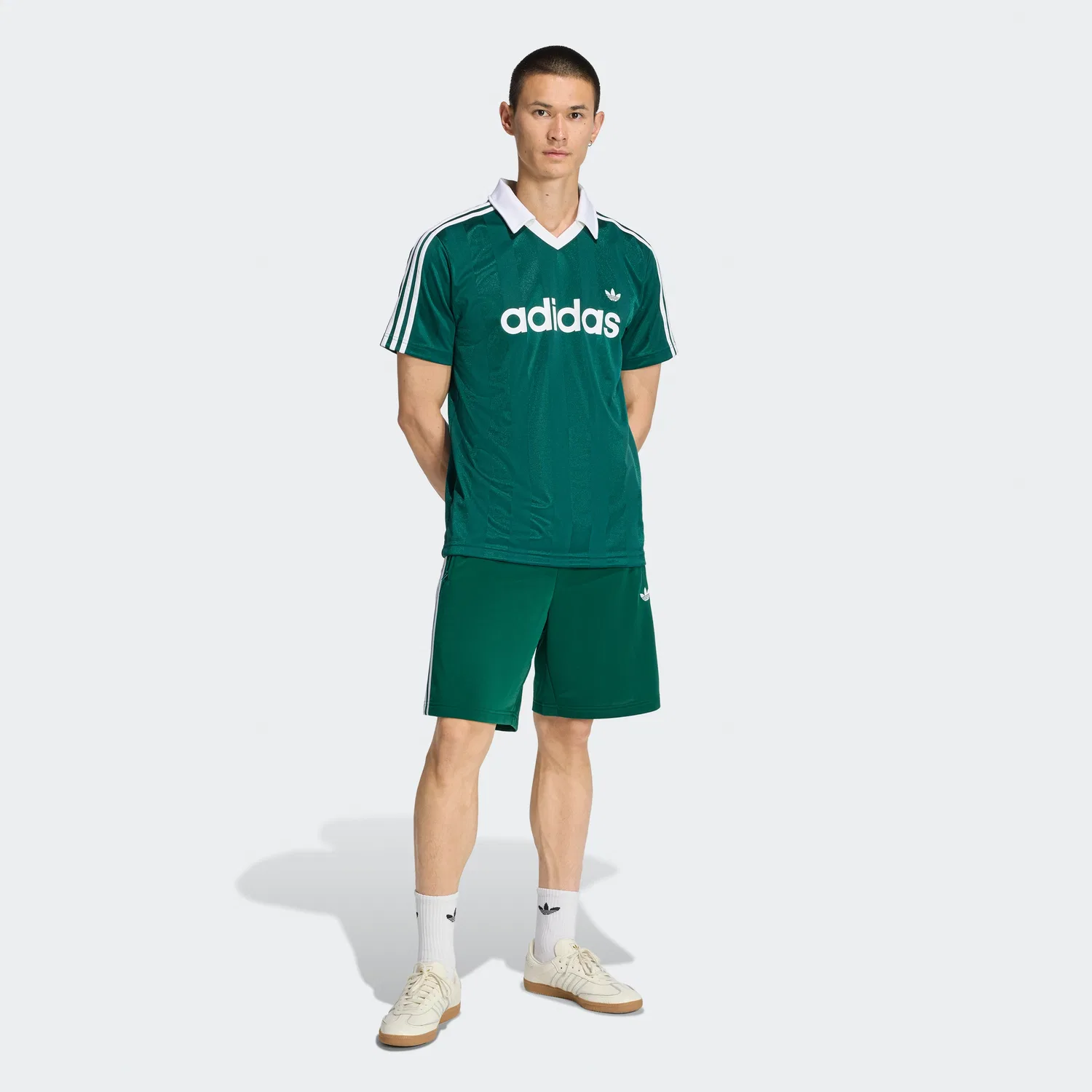 Мужская футболка-поло Archive Engineered Jersey цвета Collegiate Green от Adidas — фото 3