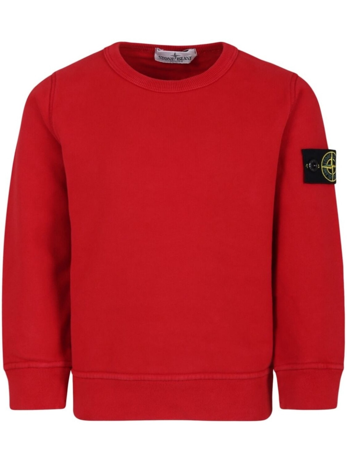 

Stone Island Junior хлопковая толстовка с компасом, красный