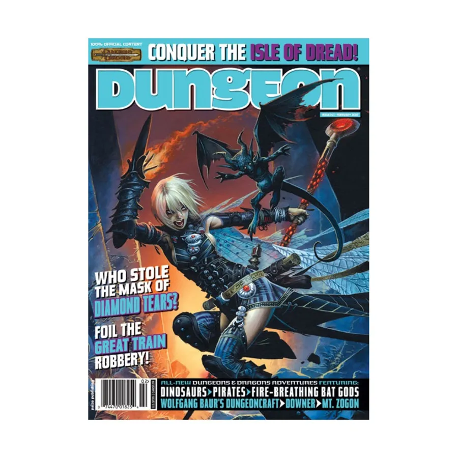 

Журнал #143 "Savage Tides - Tides of Dread Mask of Diamond Tears", Dungeon Magazine #101 - #150