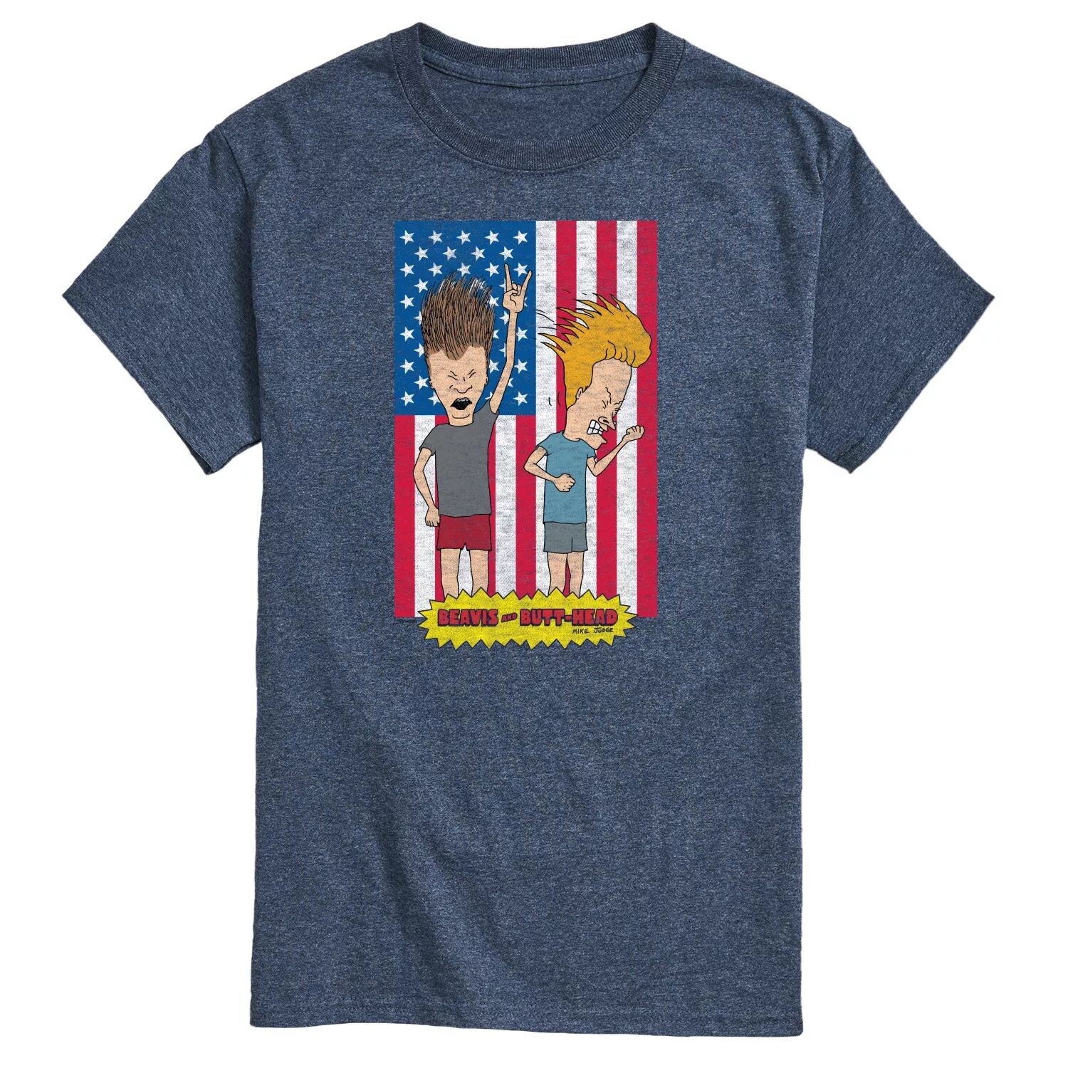 

Мужская футболка Beavis And Butthead Americana Licensed Character