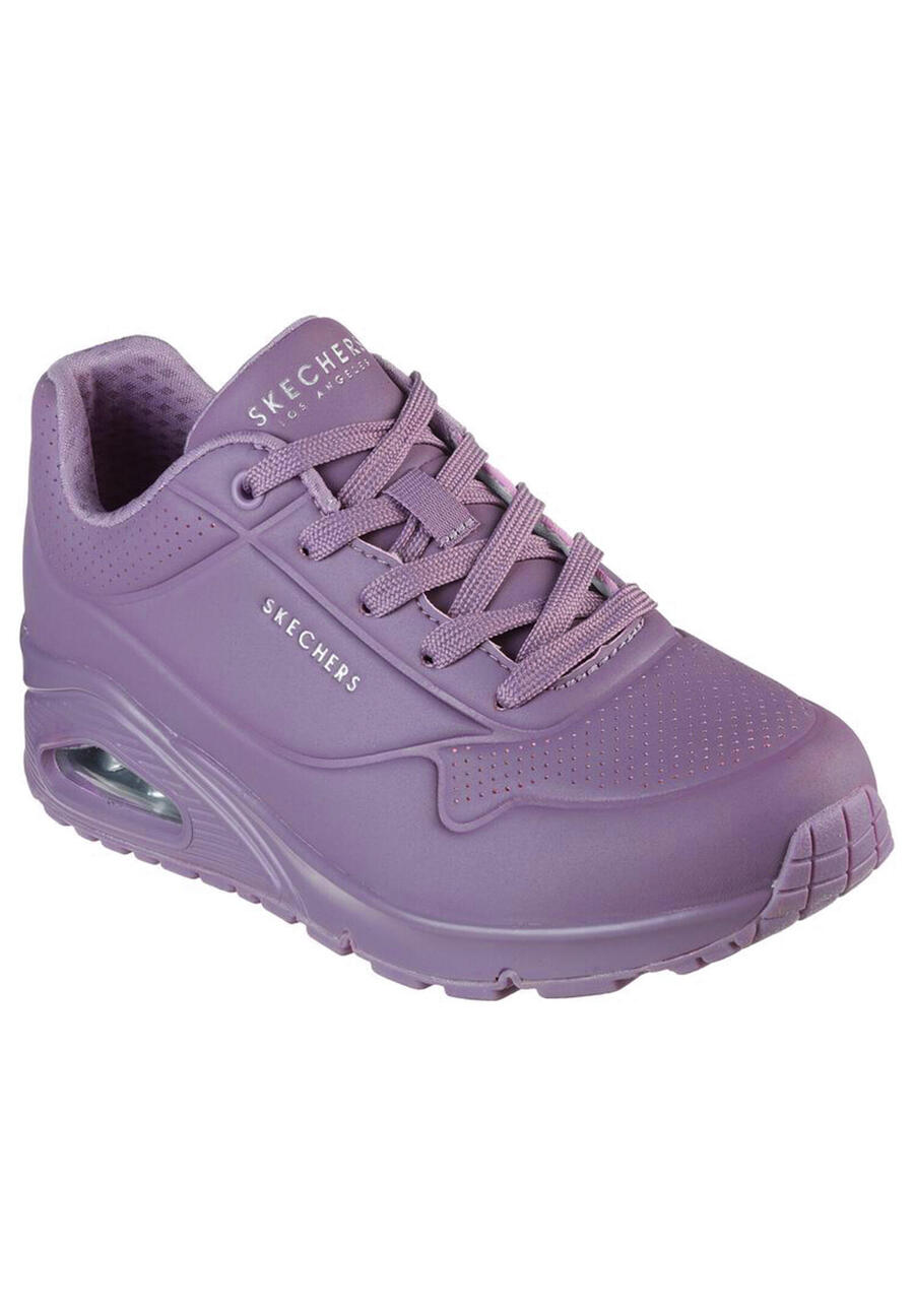 Женские кроссовки Skechers Street Uno -STAND ON AIR 73690 PUR фиолетовые — фото 2