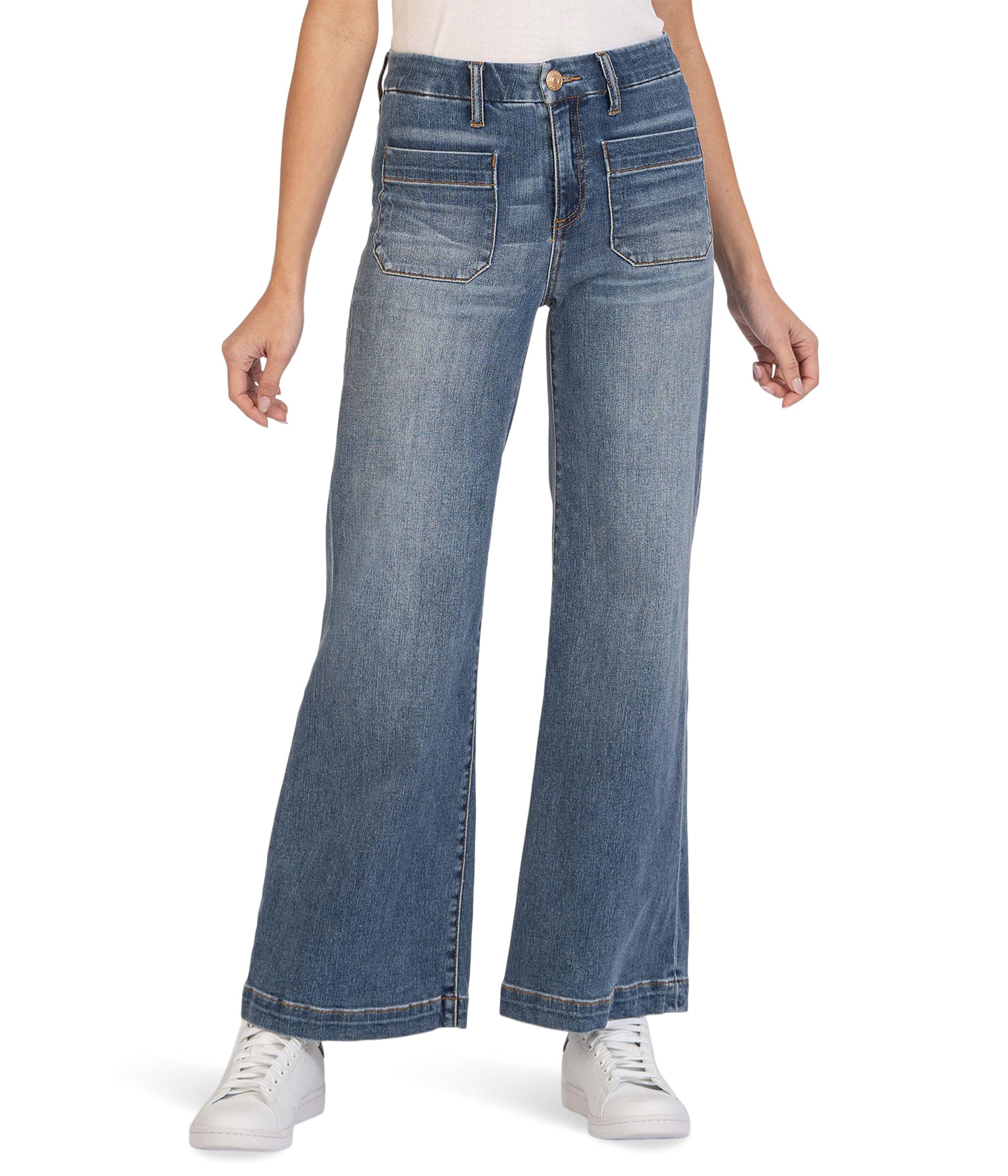 

Джинсы KUT from the Kloth Meg High-Rise Wide Leg In Clear, Clear