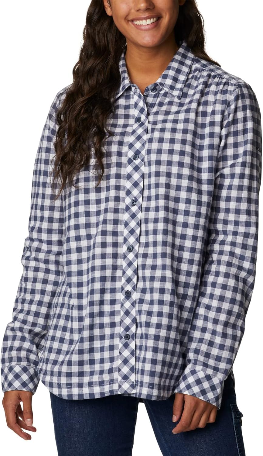 

Женская рубашка Columbia Camp Henry III Ls, Nocturnal Gingham