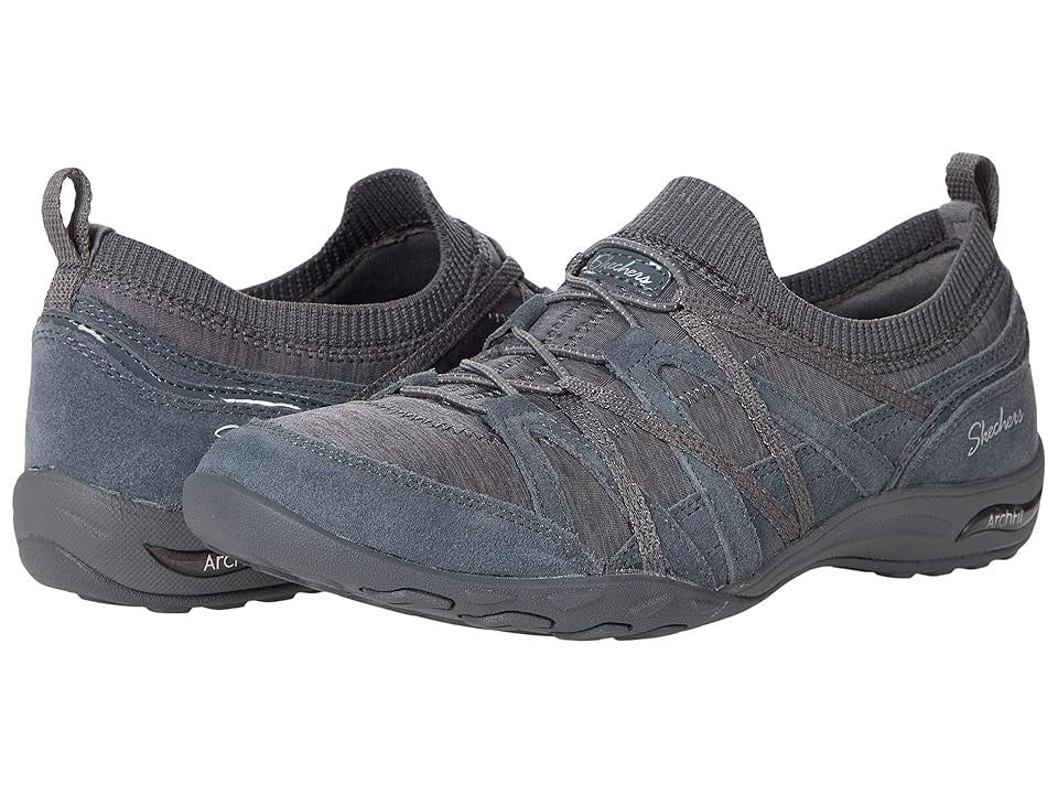 Женские кроссовки Skechers Arch Fit Comfy Bold Statement темно-серого цвета GBNC1091 — фото 2