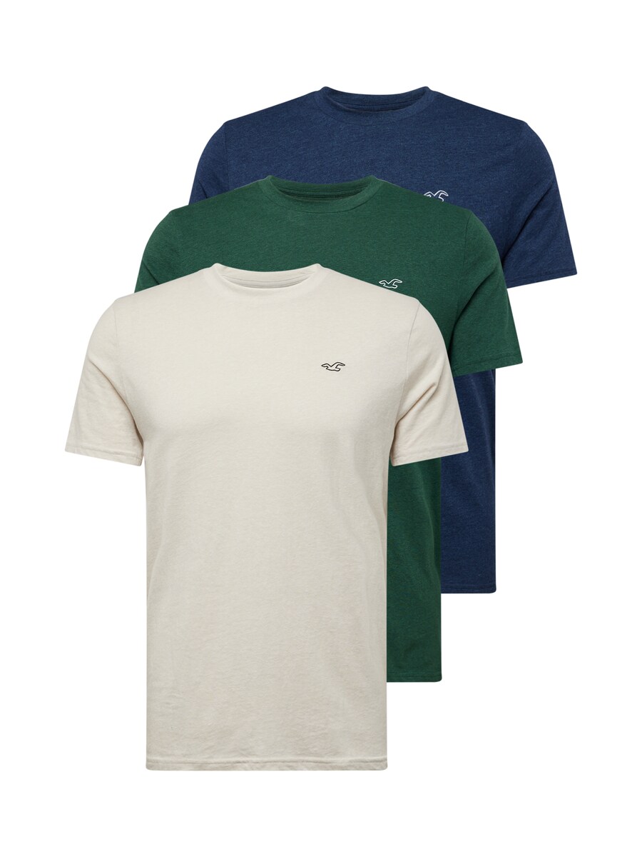 

Рубашка HOLLISTER, цвет mottled blue/mottled green/mottled white