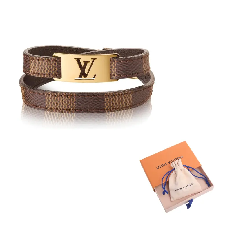 

Louis Vuitton Холст с нарукавниками из телячьей кожи, унисекс, коричневый