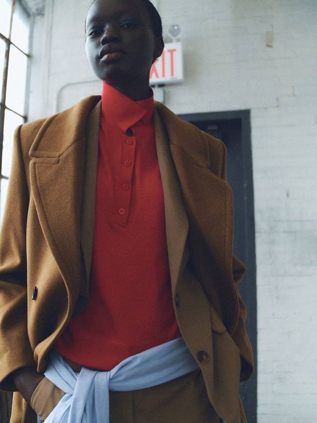 

Шерстяное пальто для глаз Mango, цвет Tan Brown