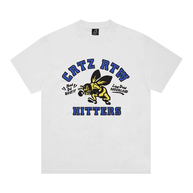 

Футболка Corteiz CRTZ The Hitters Tee 'White', белый