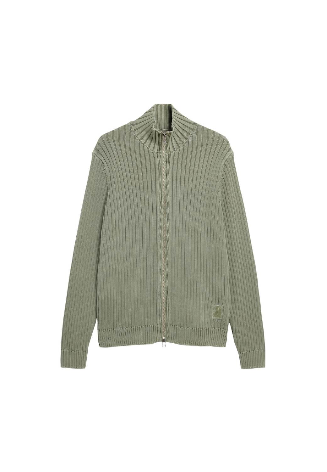 

ARMEDANGELS Кардиган из трикотажа в зеленом цвете