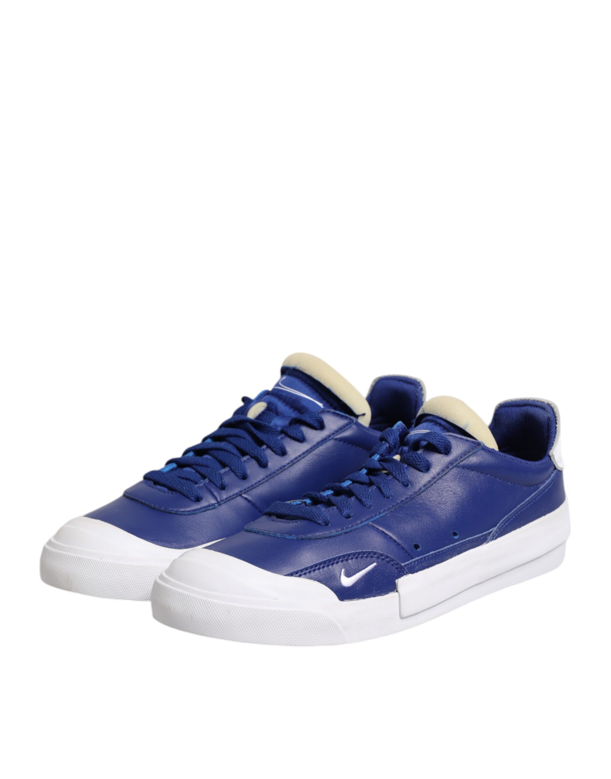 Бело-синие кроссовки PRM со шнуровкой и низким верхом Drop-Type Nike, Blue and White — фото 3