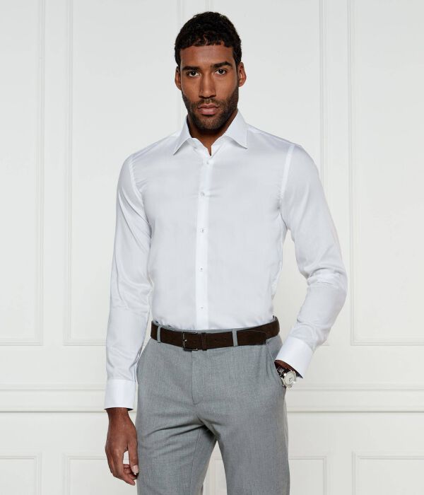 

Рубашка мужская Boss Slim Fit, белый