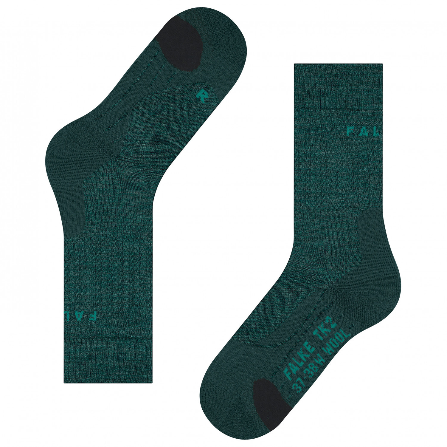 

Походные носки Falke TK2 Wool, зеленый