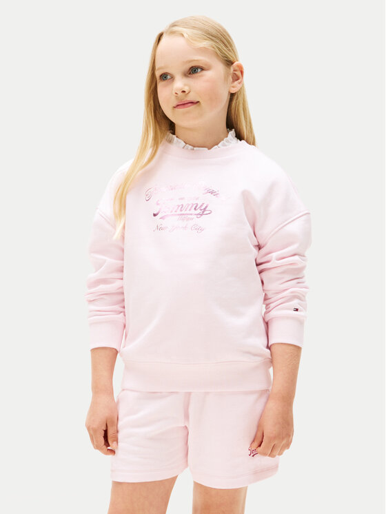 

Свитшот regular fit Script KG0KG08683 Tommy Hilfiger, розовый