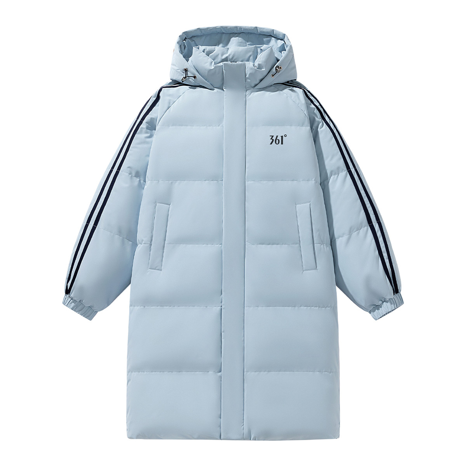 

Пуховик Unisex с капюшоном утепленный стеганый 361°, fruit розовый синий