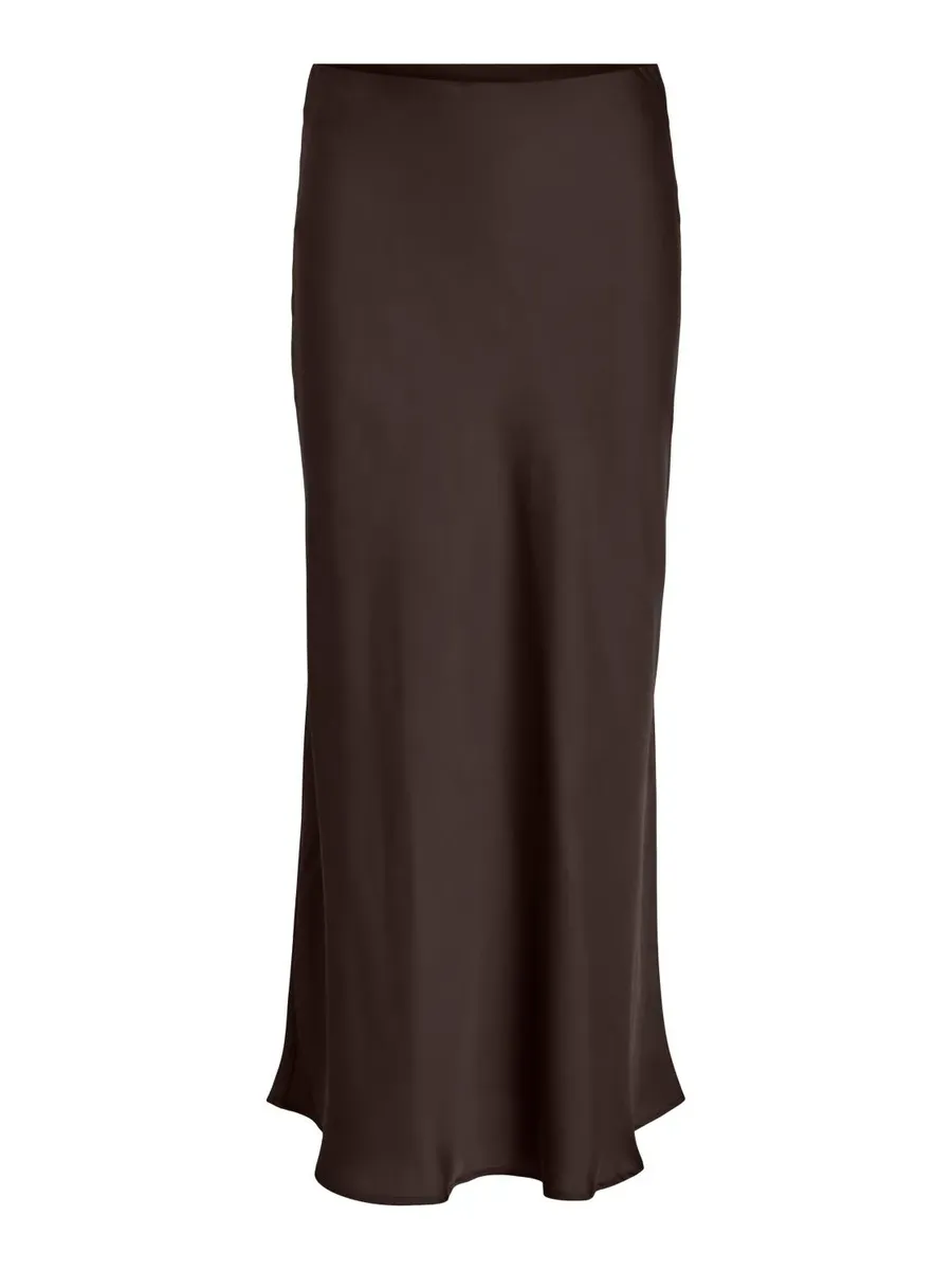 

Юбка макси Vila "VIELLETTE HW LONG SKIRT - NOOS", цвет Coffee Bean