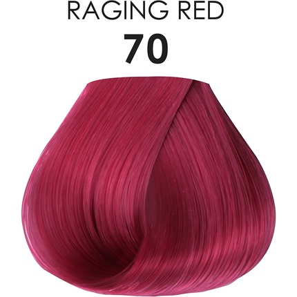 Сияющая полуперманентная краска для волос 70 Raging Red 118 мл Adore — фото 2