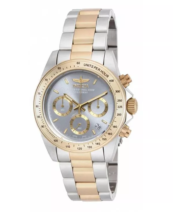 

Мужские кварцевые часы-хронограф ile9212a Speedway, цвет «уголь» Invicta, grey