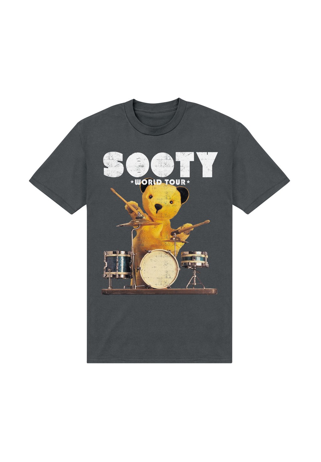

Футболка с принтом SOOTY WORLD TOUR DRUMS Henry Tiger, серый