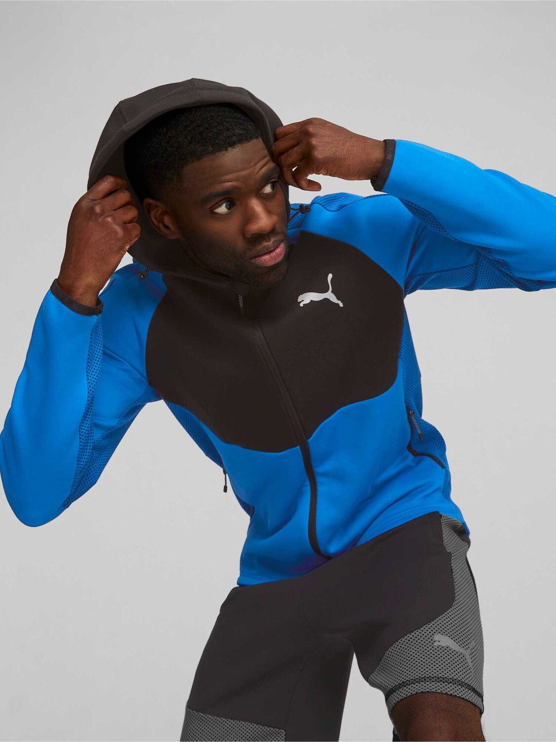 

Толстовка Puma EVOSTRIPE DK, синий