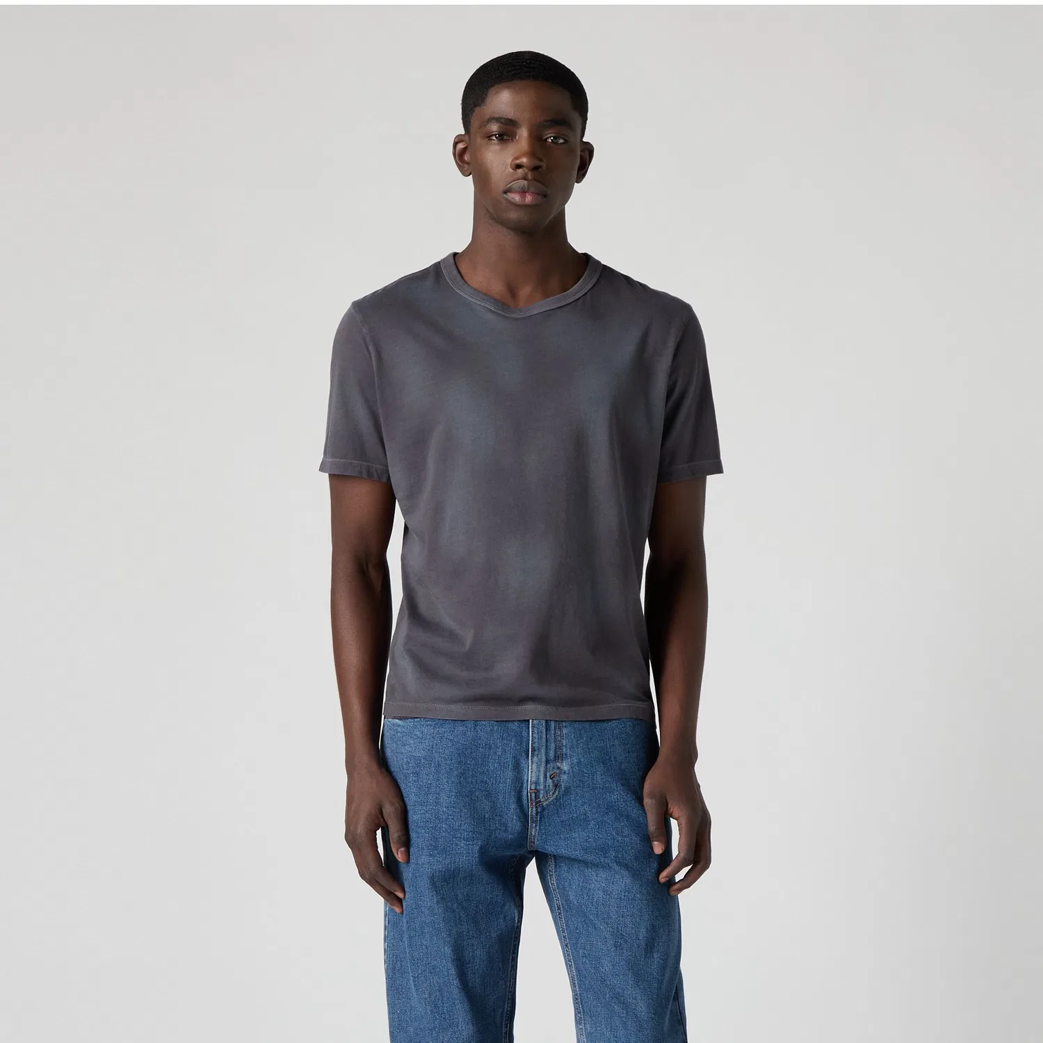 Футболка, окрашенная методом «засухи» Levi's, Black — фото 3