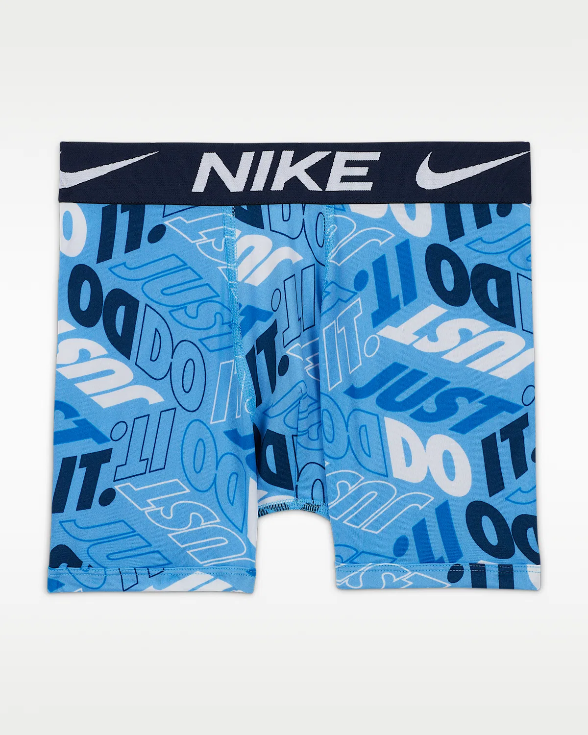 Детские боксеры Dri-FIT Micro Print (3 шт.) Nike, White/University Blue — фото 3