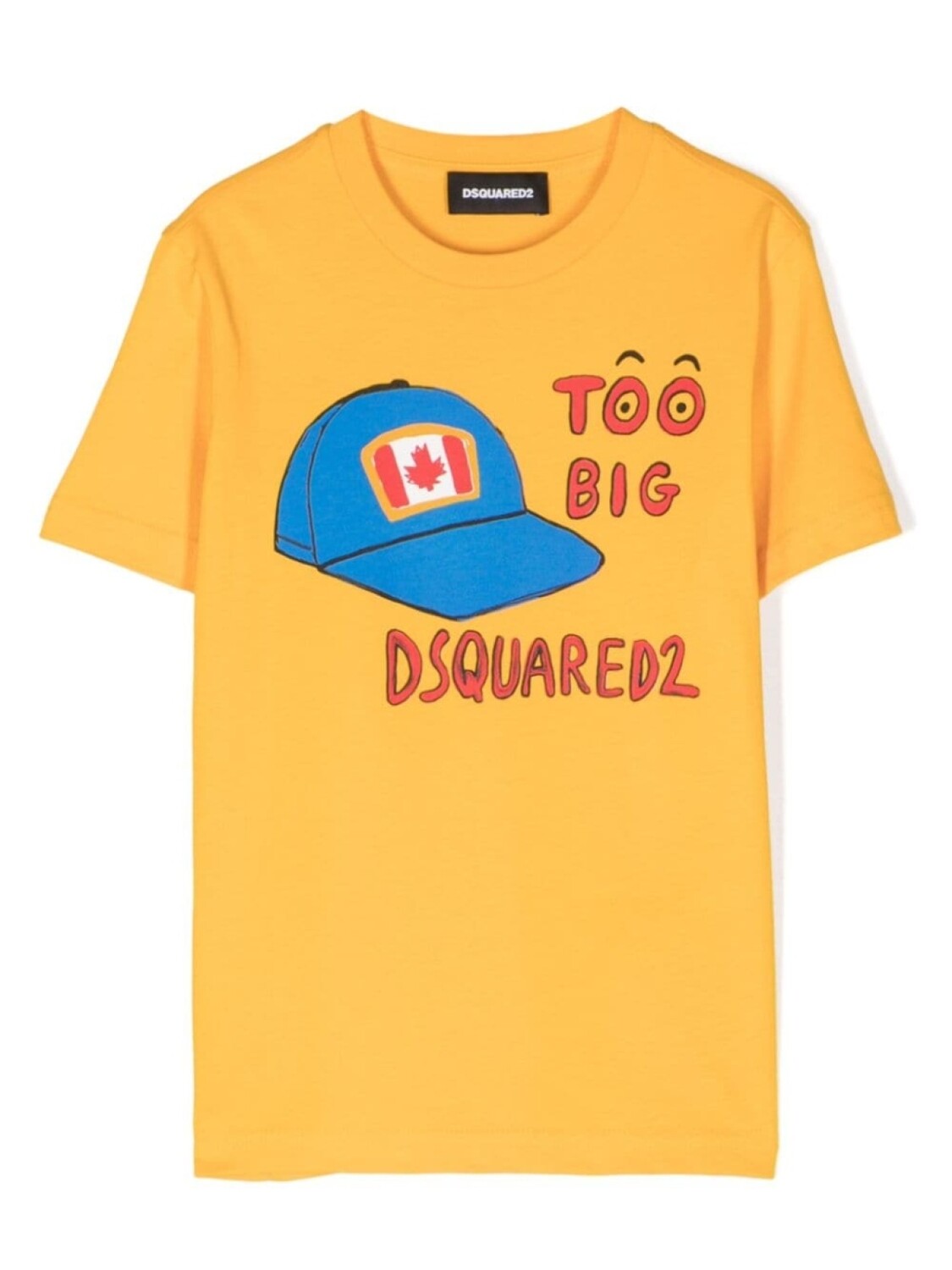 

Dsquared2 футболка Too Big, желтый