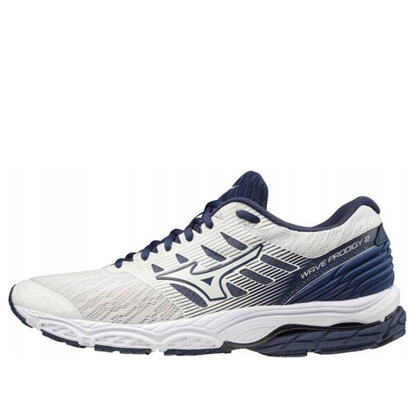 

Кроссовки wave prodigy 2 low tops wear-resistant white blue Mizuno, голубой