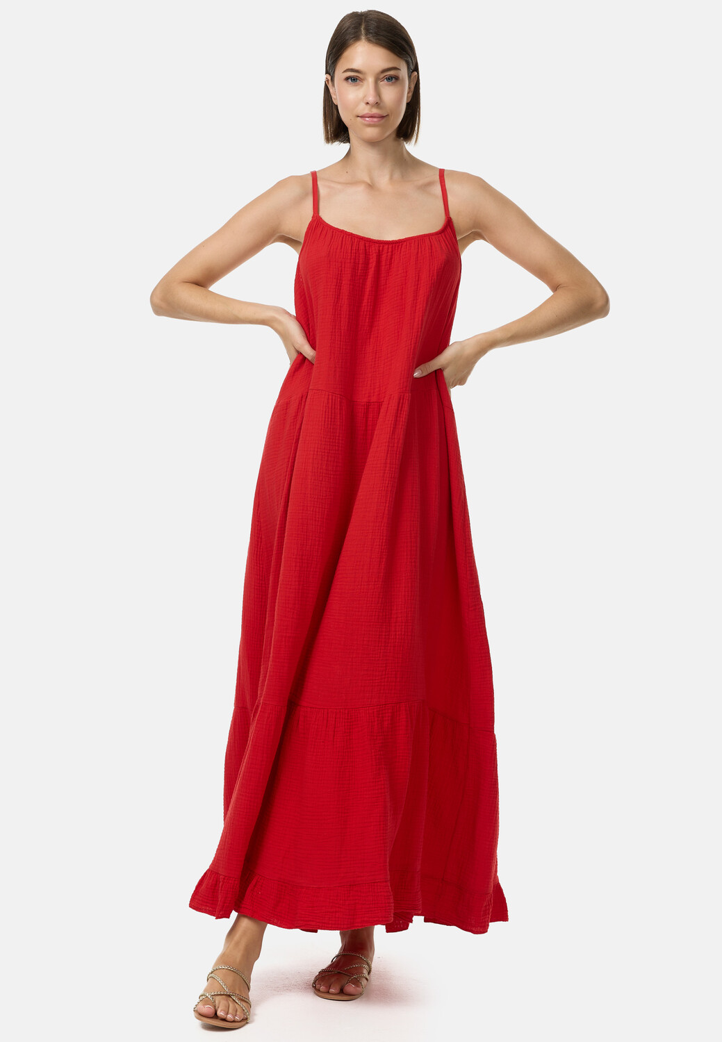 

Платье PM SELECTED Musselin Maxi, красный