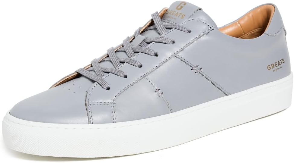 

Мужские кожаные кроссовки GREATS Royale 2.0, серый