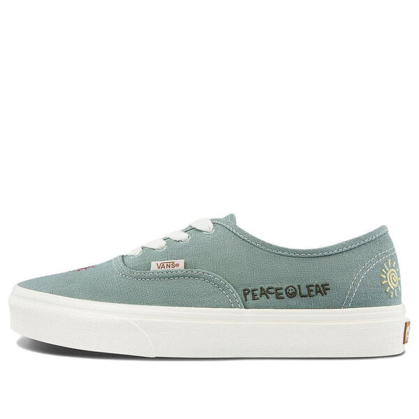 

Кроссовки authentic low top casual skate shoes green Vans, зеленый