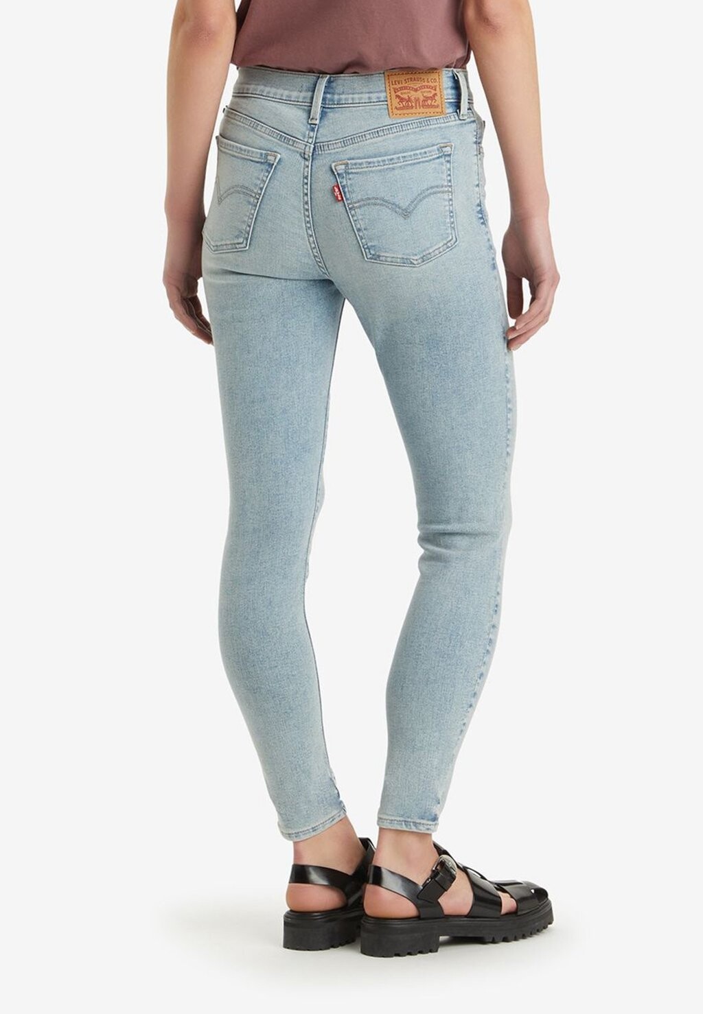 

Джинсы скинни 710™ SUPER SKINNY Levi's, светло-голубой деним