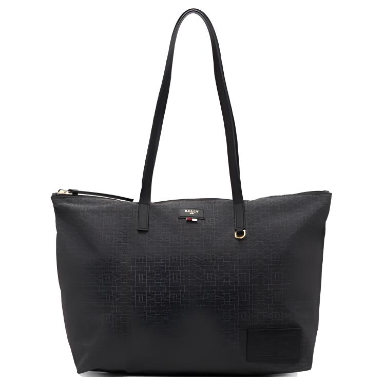 

Сумка-шоппер из ткани, черная, унисекс BALLY