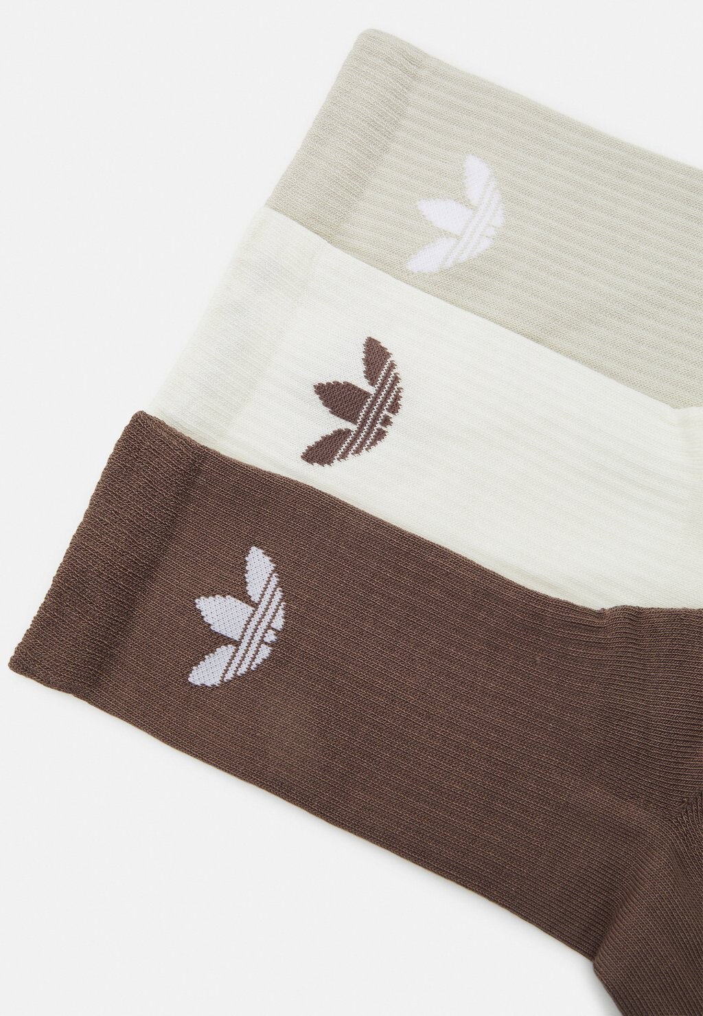 Носки Unisex 6 Pack adidas Originals, земляные слои/серый/слоновая кость — фото 2
