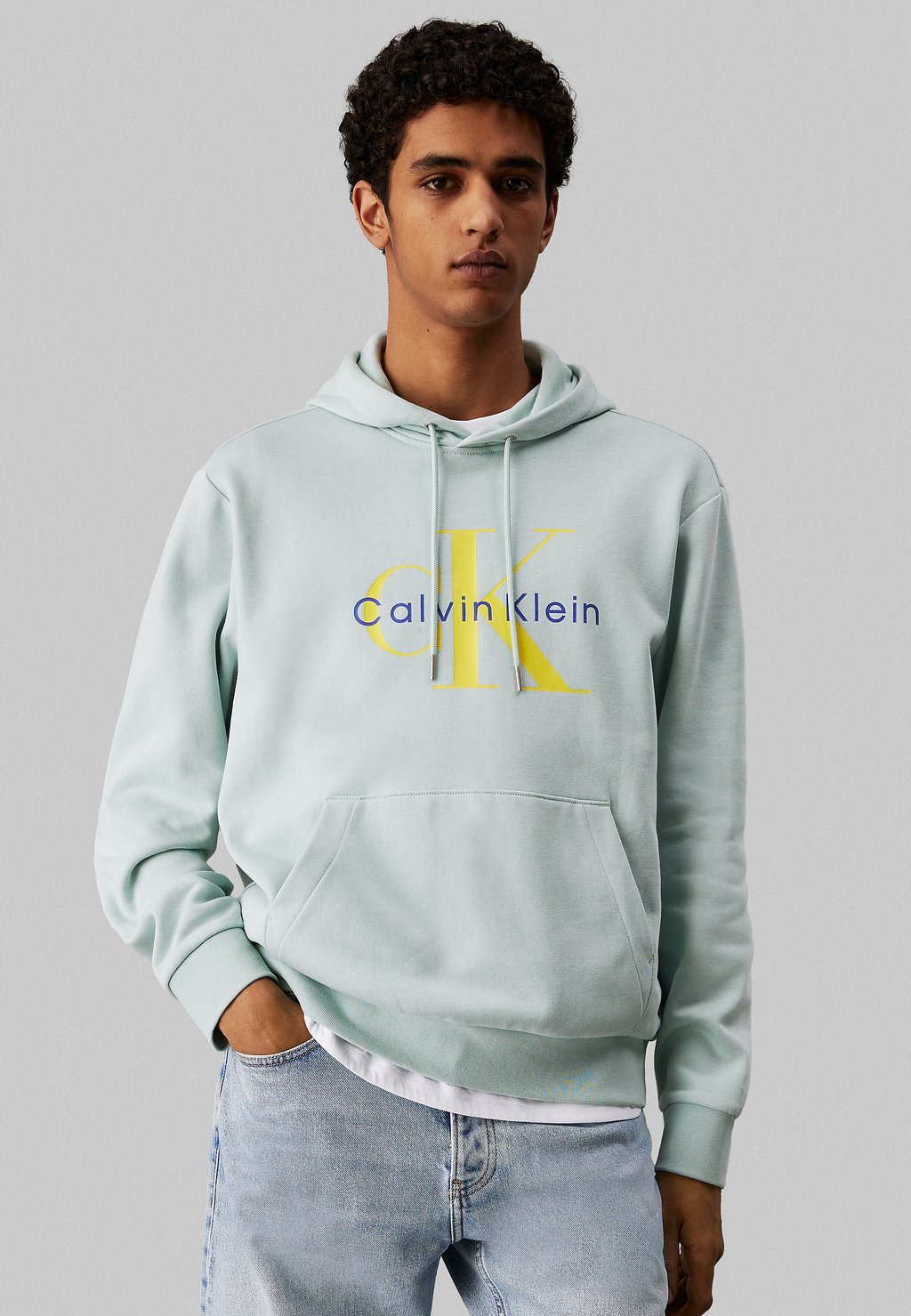 

Толстовка MONOGRAM - Hoodie Calvin Klein Jeans, серый