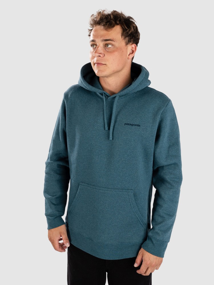 Худи Patagonia Boardshort Logo Uprisal Hoodie, wetland blue — фото 2