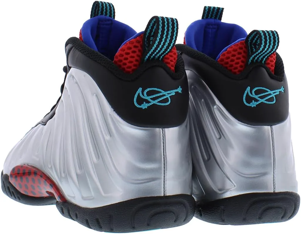Кроссовки Nike Little Posite One GS 'Royal' (FV5365 400), металлик серебристый — фото 3