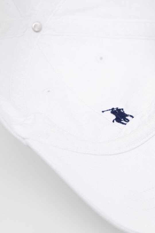 Хлопковая кепка Polo Ralph Lauren 322552489001, белый — фото 4
