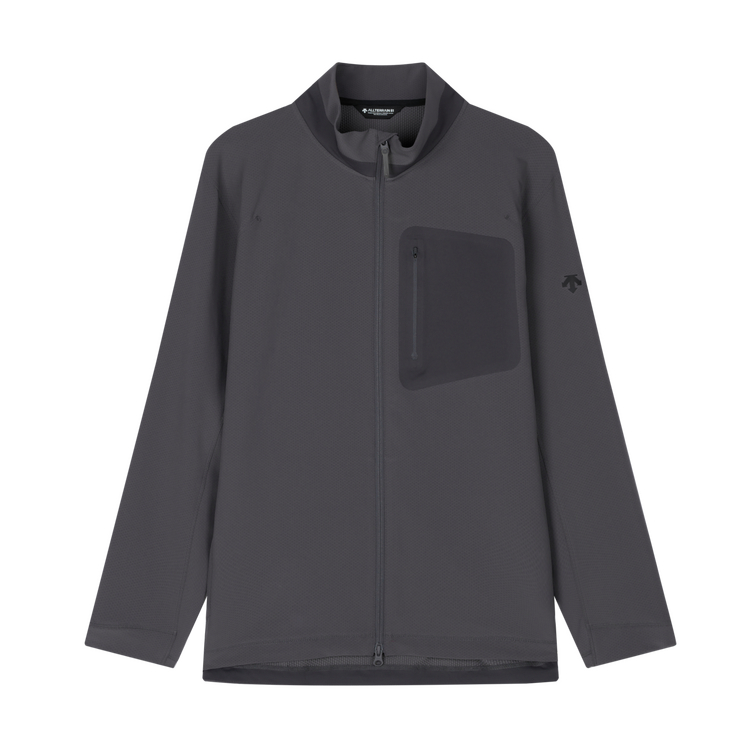 

Мужская куртка с воротником-стойкой, средней жесткости, другие Descente, gy-серый