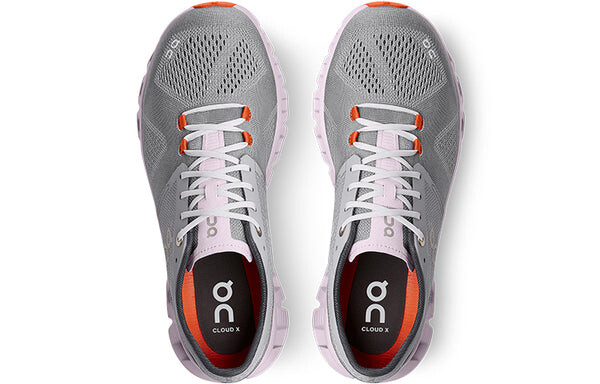 Кроссовки (WMNS) On Running Cloud X 'Alloy Grey Lily Pink', цвет alloy/lilly — фото 4