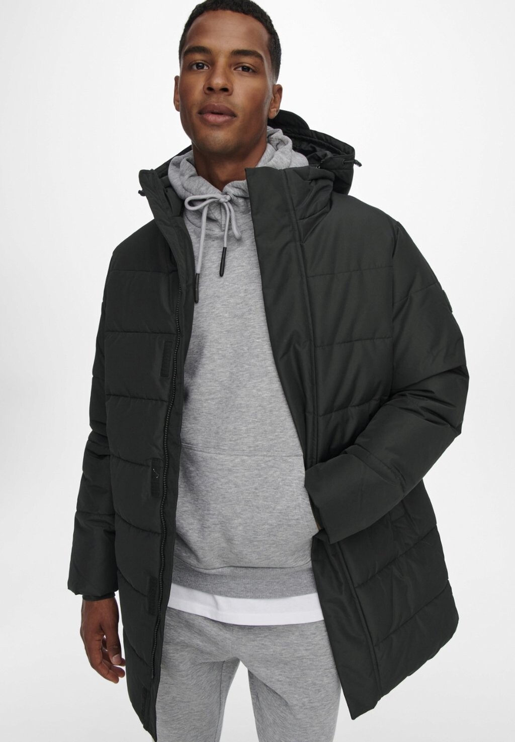 

Зимнее пальто ONSCARL QUILTED OTW Only & Sons, черный