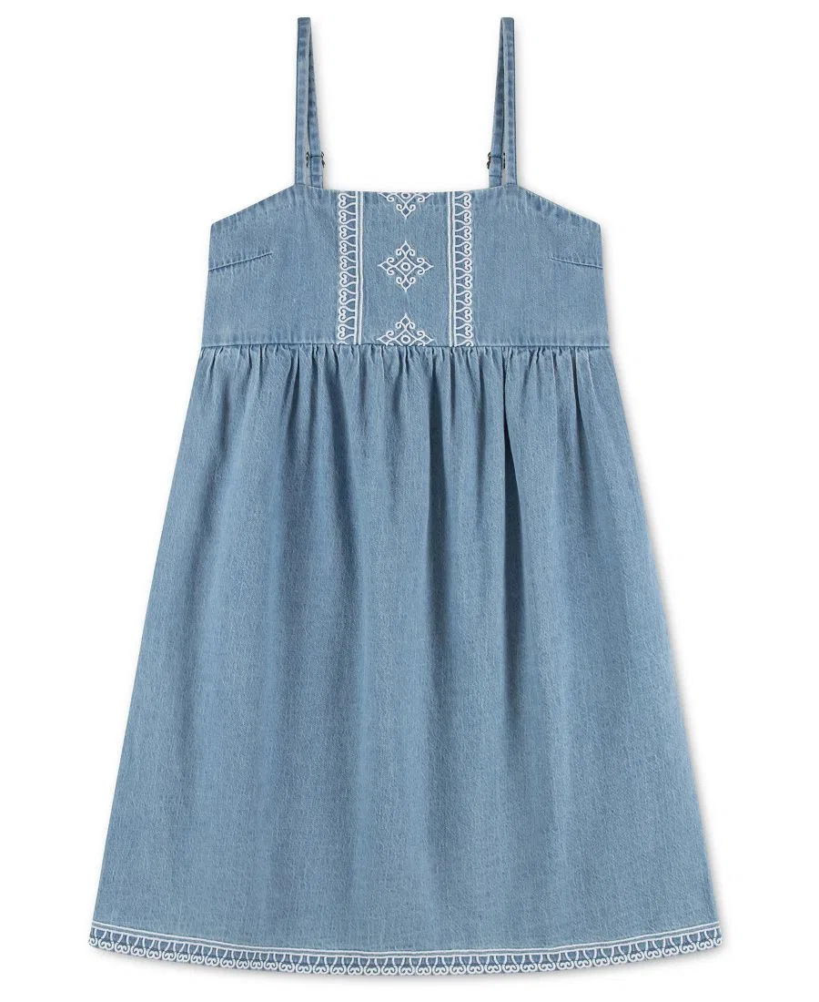 Платье-бандана из джинсовой ткани для девочек Abercrombie Kids