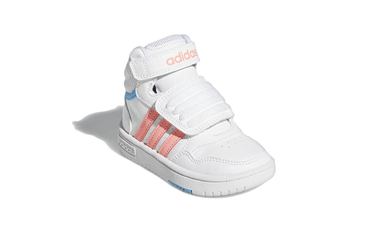 Обувь Hoops Mid Toddler Shoes TD Mid-top Белый/розовый/синий Adidas Neo — фото 3