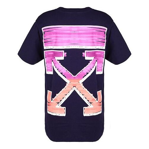 

Футболка ss21 chest logo short sleeve ordinary version purple Off-White, фиолетовый
