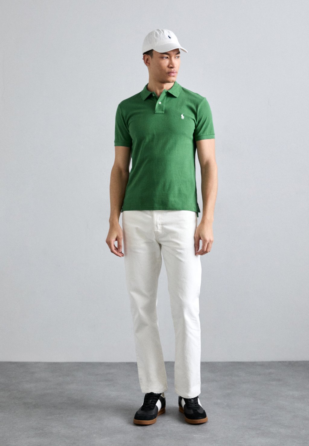 Рубашка поло CUSTOM SLIM FIT MESH POLO SHIRT Polo Ralph Lauren, зеленый — фото 2