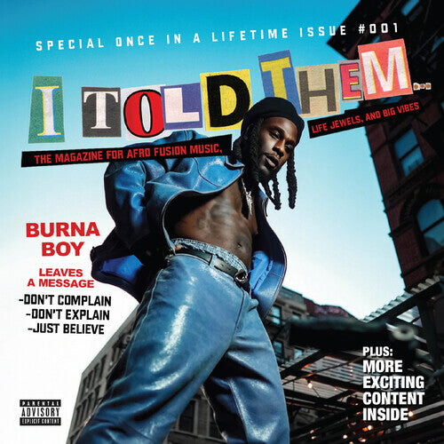 

CD диск Burna Boy: I Told Them