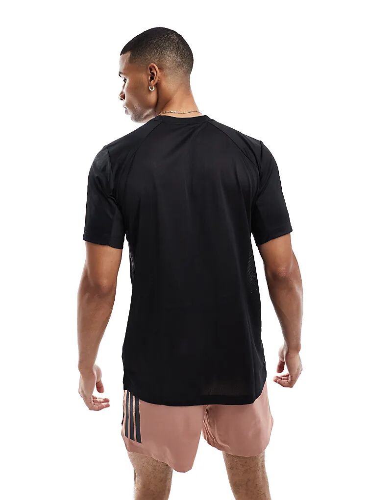 Футболка adidas Tennis climacool черного цвета adidas performance — фото 4