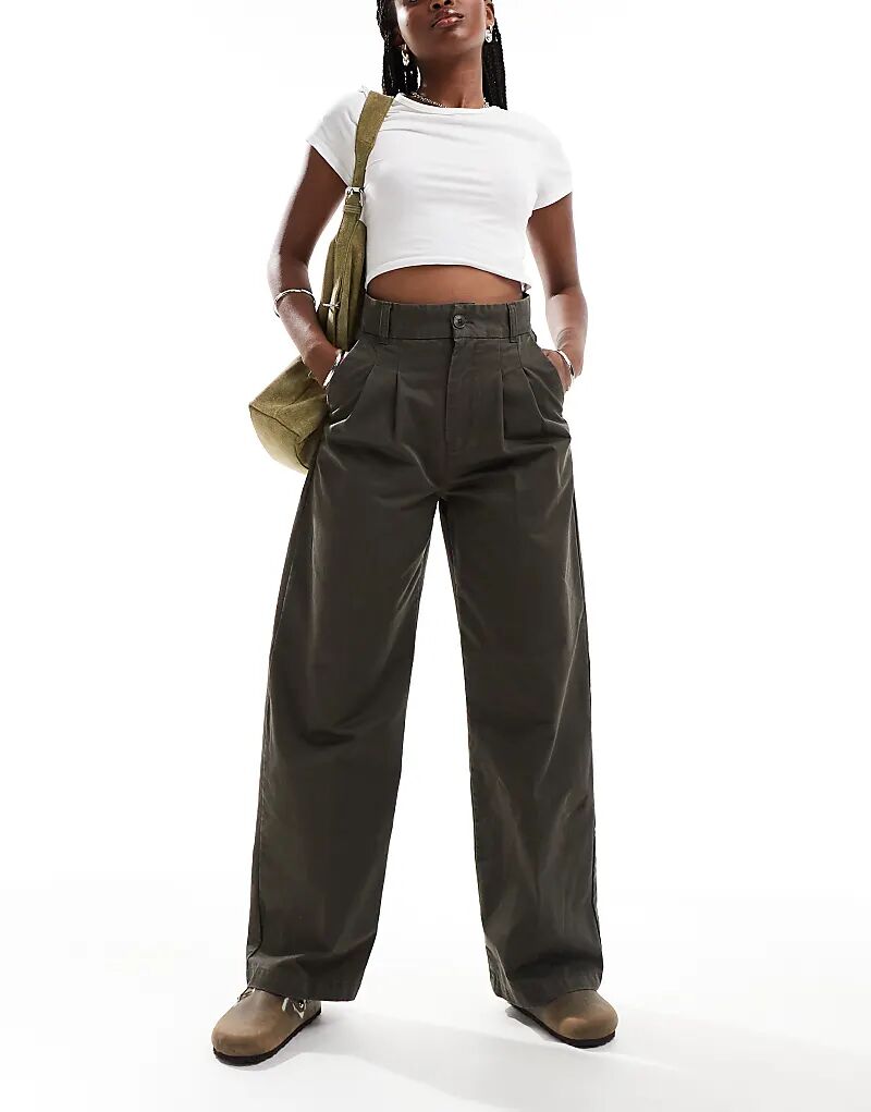 

Брюки leola wide leg зеленого цвета Carhartt WIP